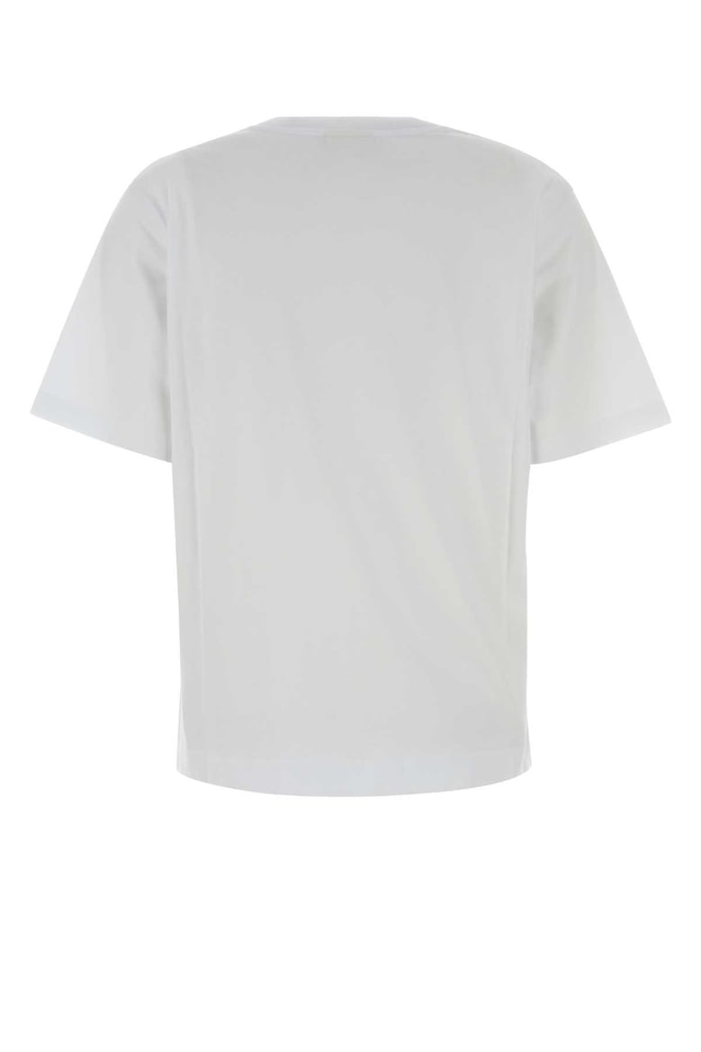 white cotton heydu t-shirt by Selfnex