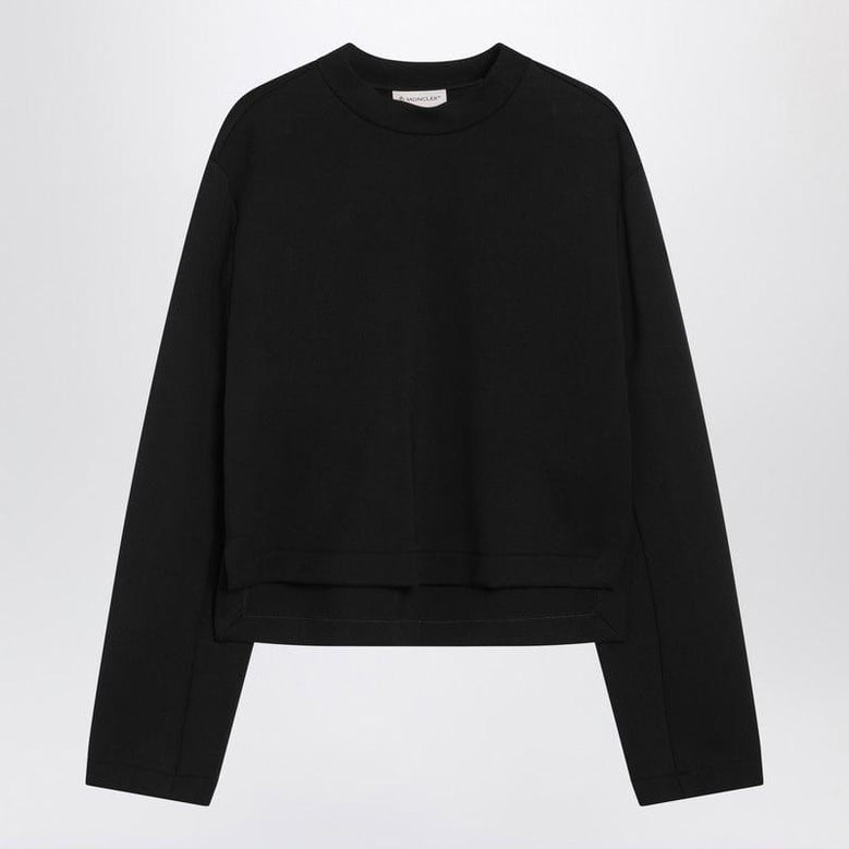 moncler x edward enninful neoprene crew neck sweatshirt by Selfnex