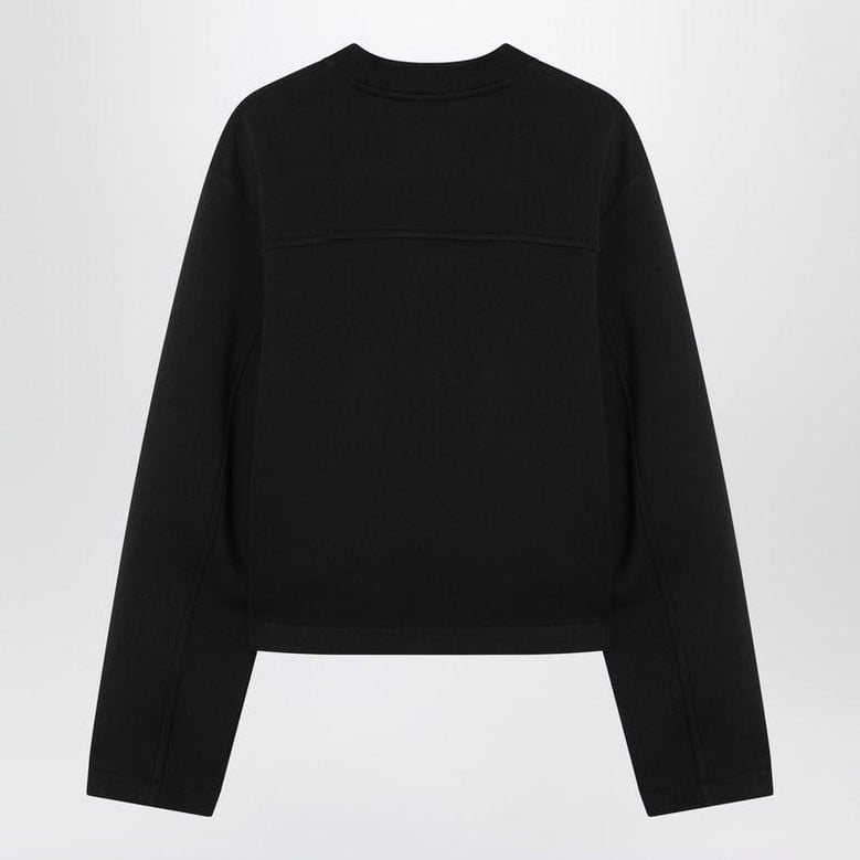 moncler x edward enninful neoprene crew neck sweatshirt by Selfnex