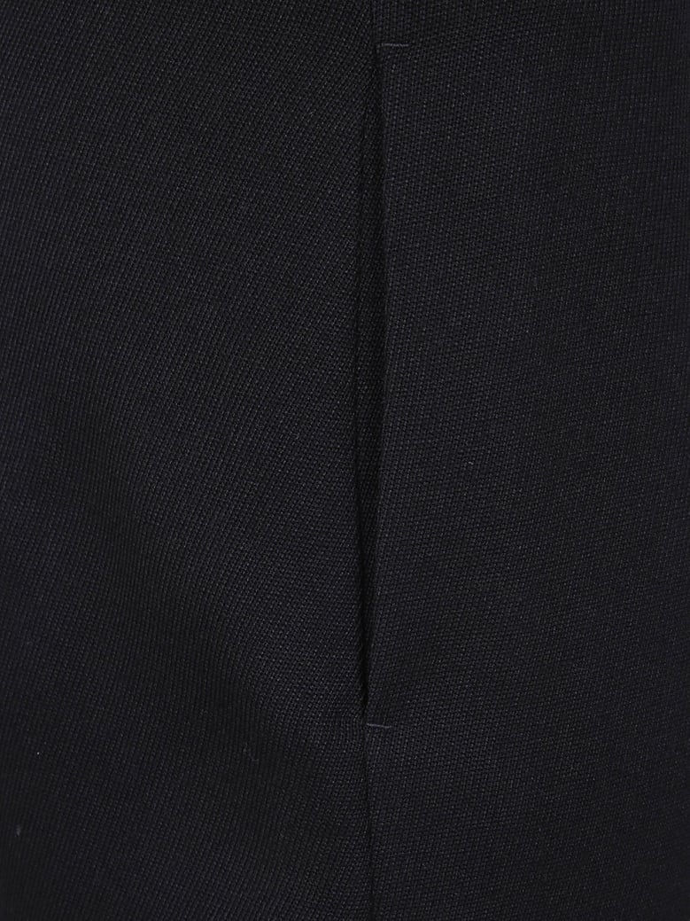 rick owens black long sliced skirt by Selfnex