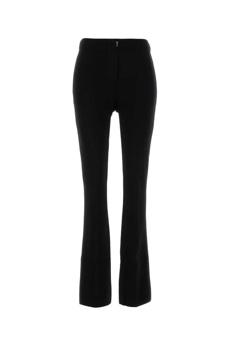 black viscose blend leggings by Selfnex