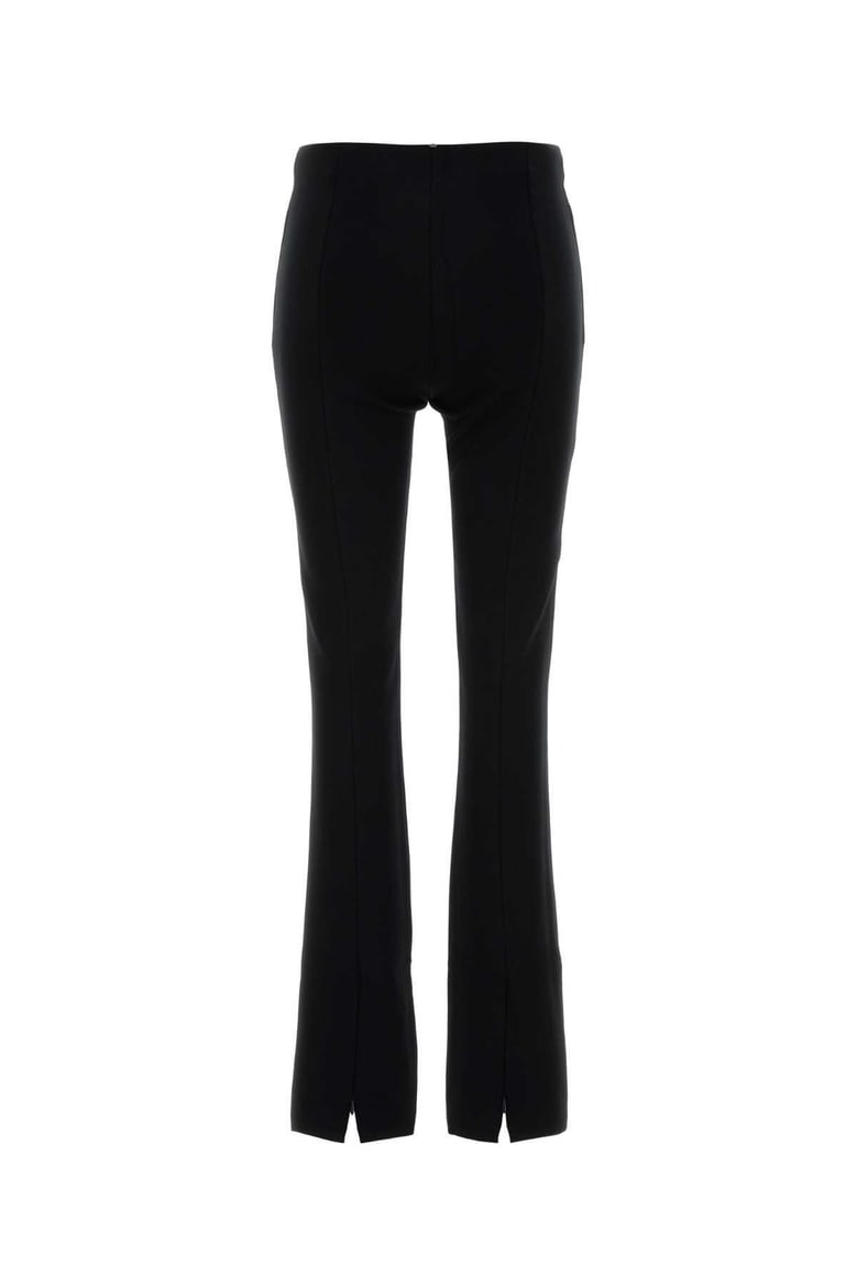 black viscose blend leggings by Selfnex