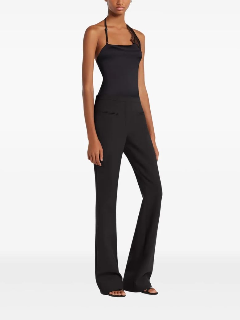 lace asymmetrical top by Selfnex