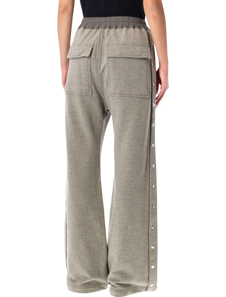 rick owens drkshdw grey melange pusher pants by Selfnex