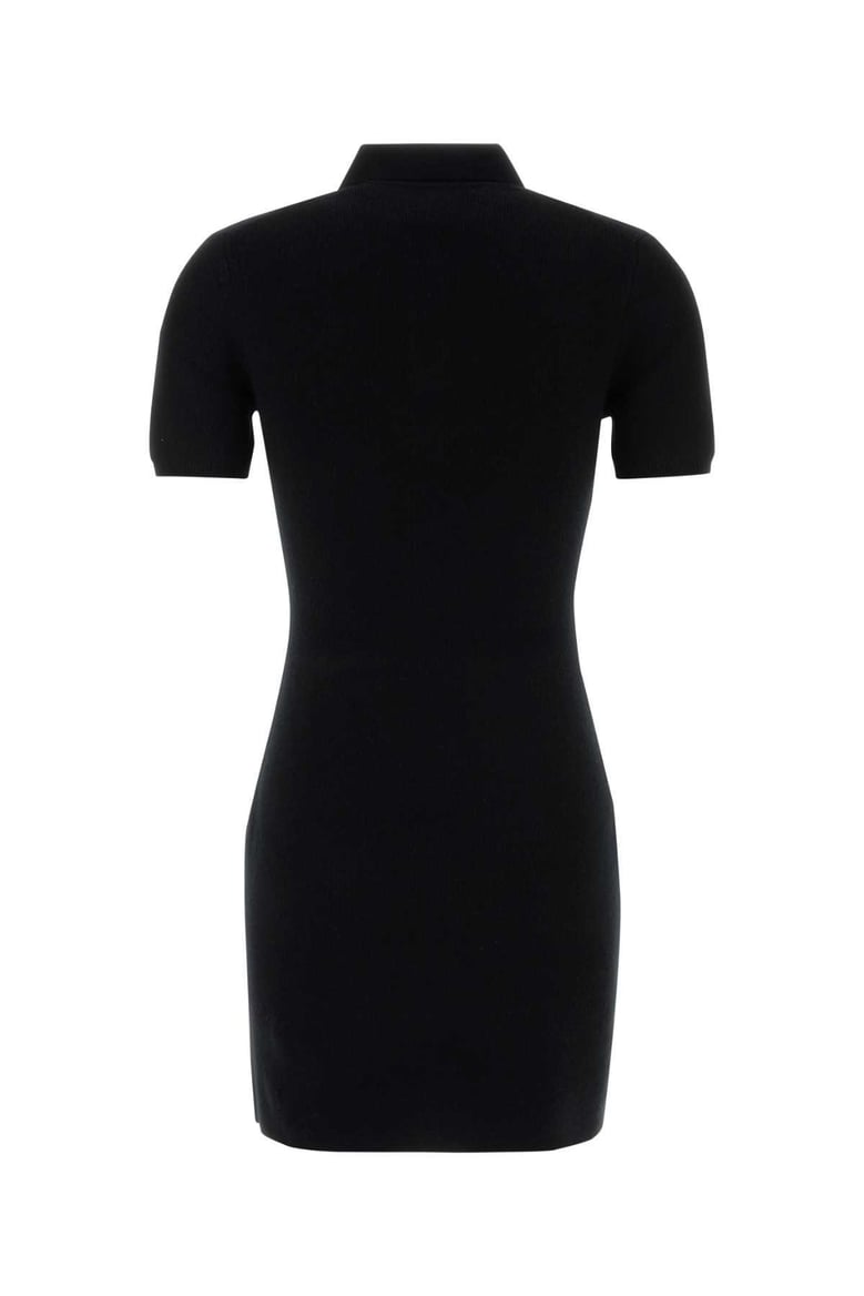t by alexander wang black wool polo mini dress by Selfnex