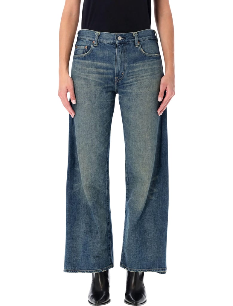 junya watanabe levi’s cotton denim wide-leg jeans by Selfnex