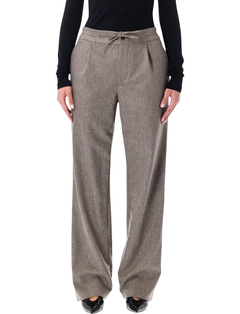 loulou de saison harlem wool-blend flannel trousers by Selfnex