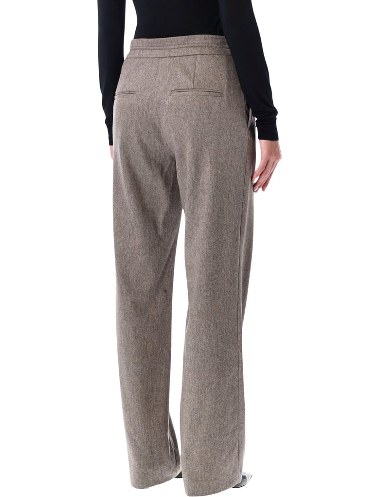 loulou de saison harlem wool-blend flannel trousers by Selfnex