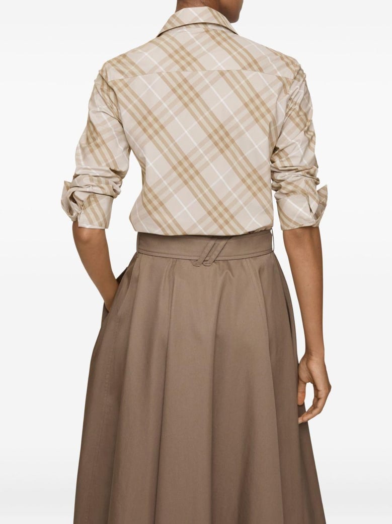 burberry london slim fit cotton check shirt by Selfnex