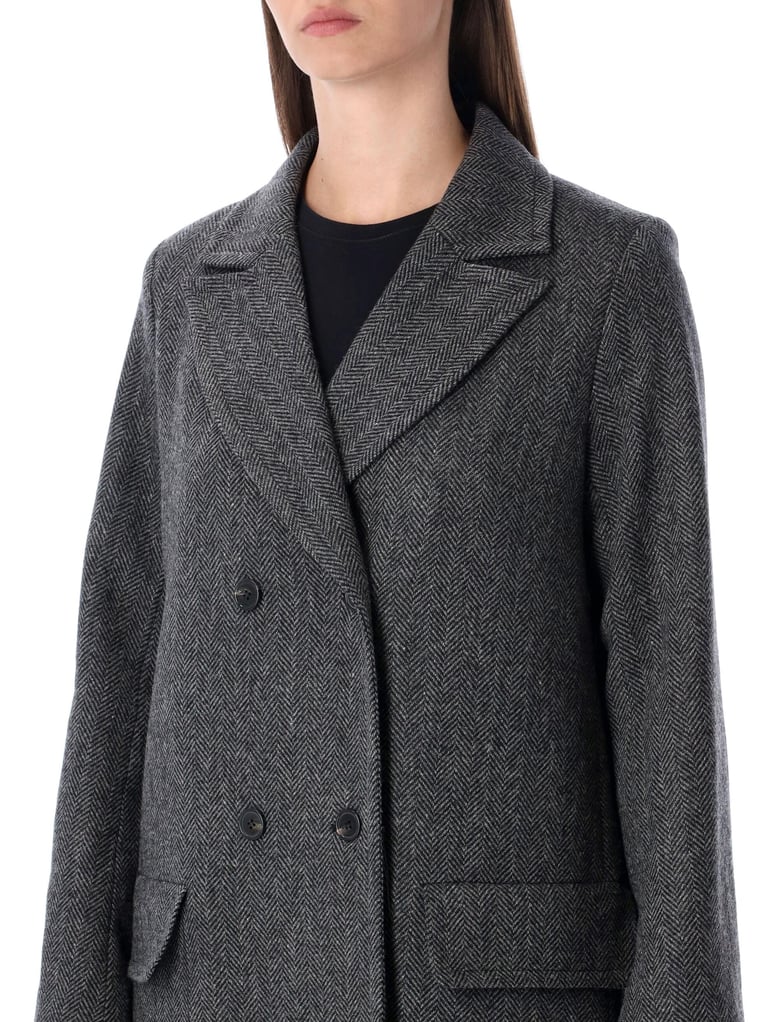 a p c ginny wool double-breasted coat by Selfnex
