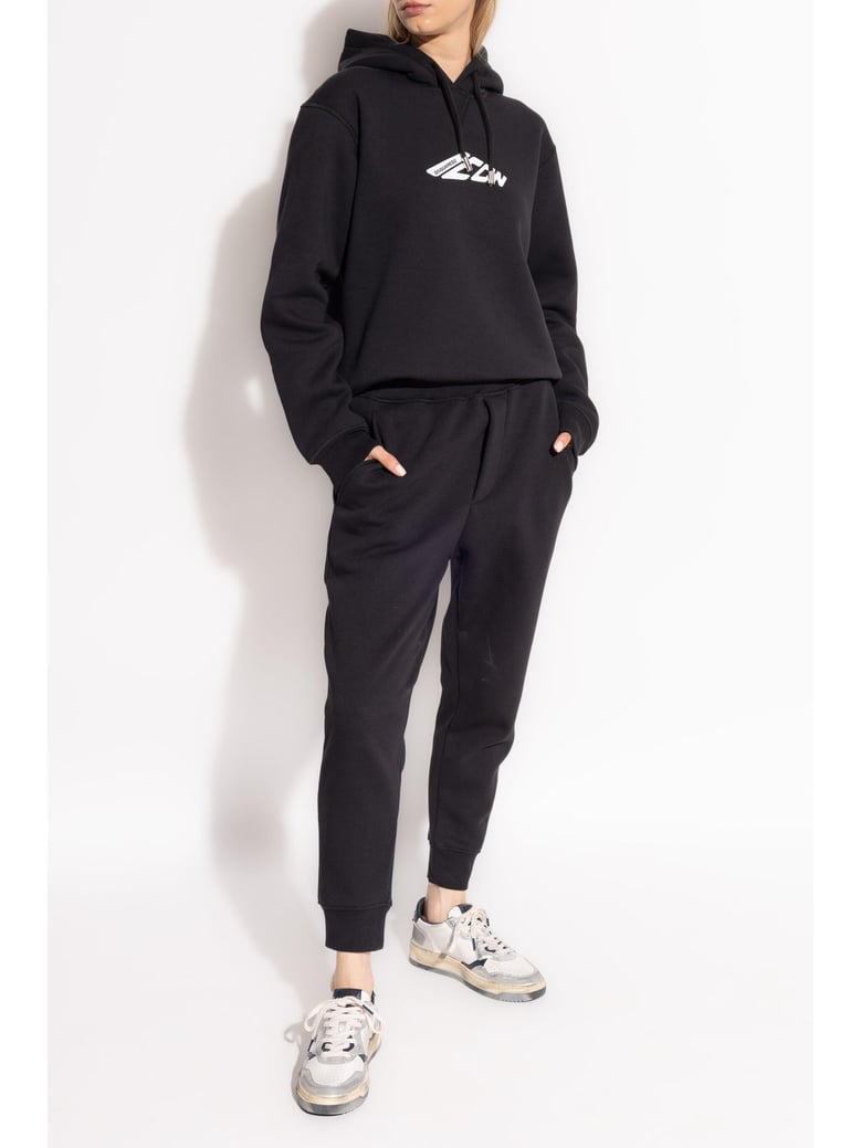 women black cotton blend sweatshirt by Selfnex