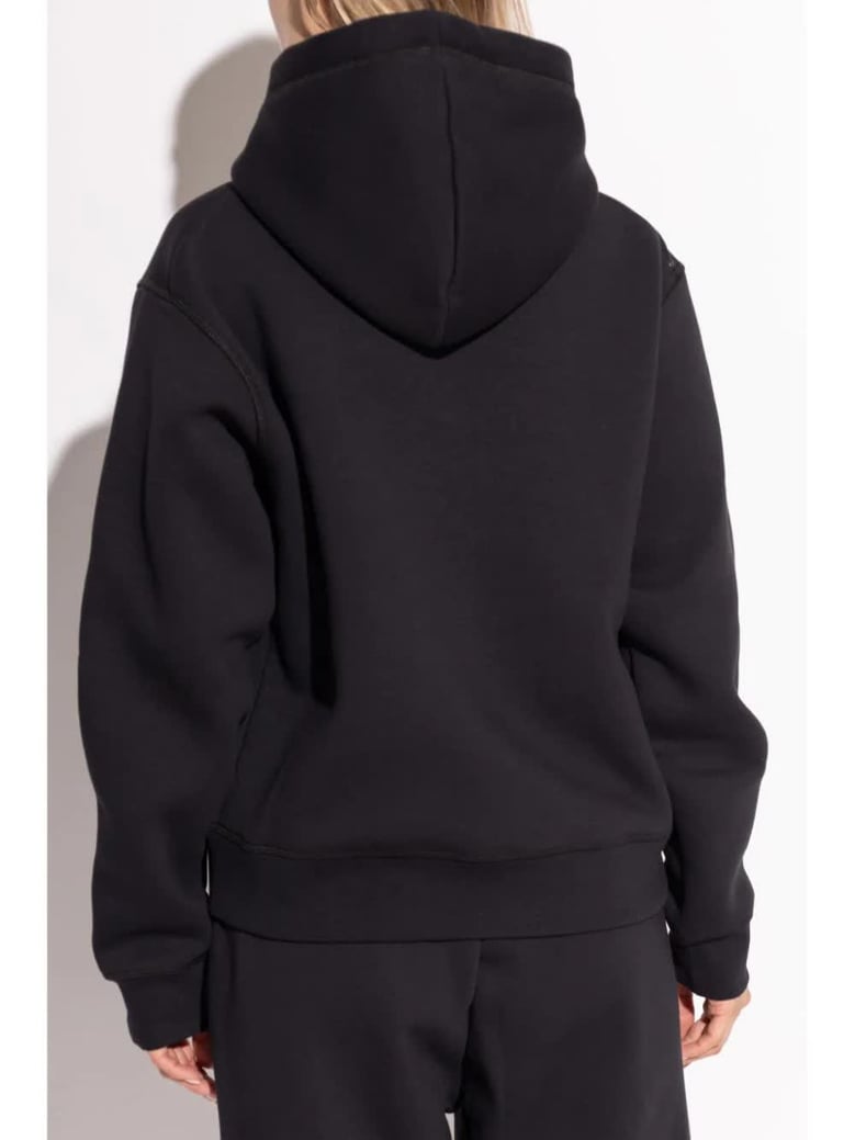 women black cotton blend sweatshirt by Selfnex