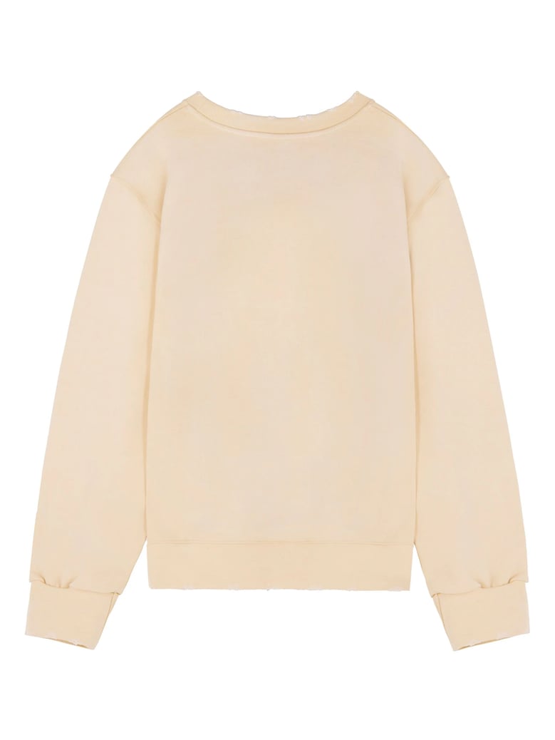 women nude cotton sweatshirt by Selfnex