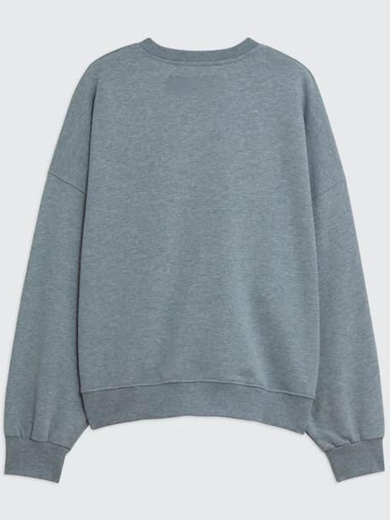 women grey cotton sweatshirt by Selfnex