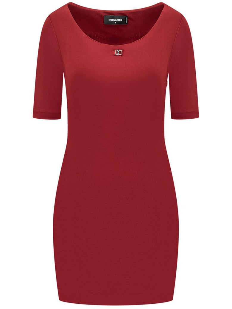 women red cotton stretch suit by Selfnex