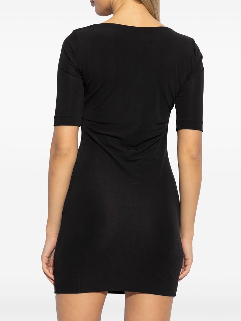 women black polyester blend suit by Selfnex