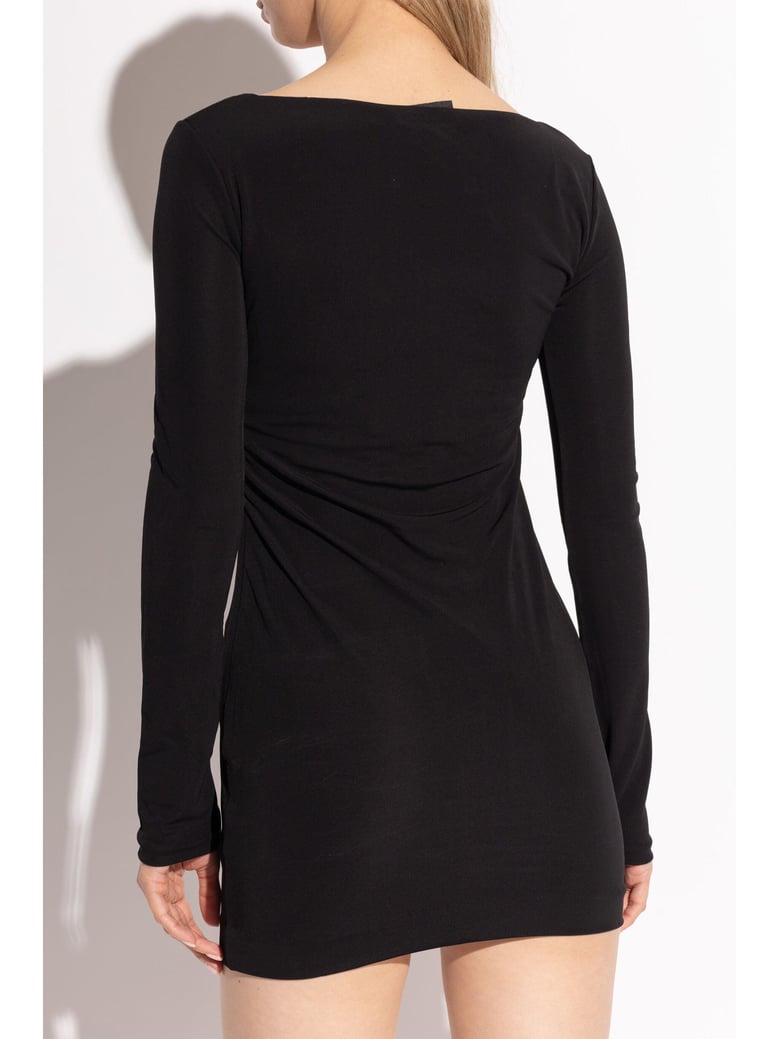 women black cotton stretch suit by Selfnex