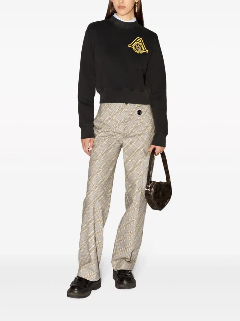 scholarship cropped sweater by Selfnex