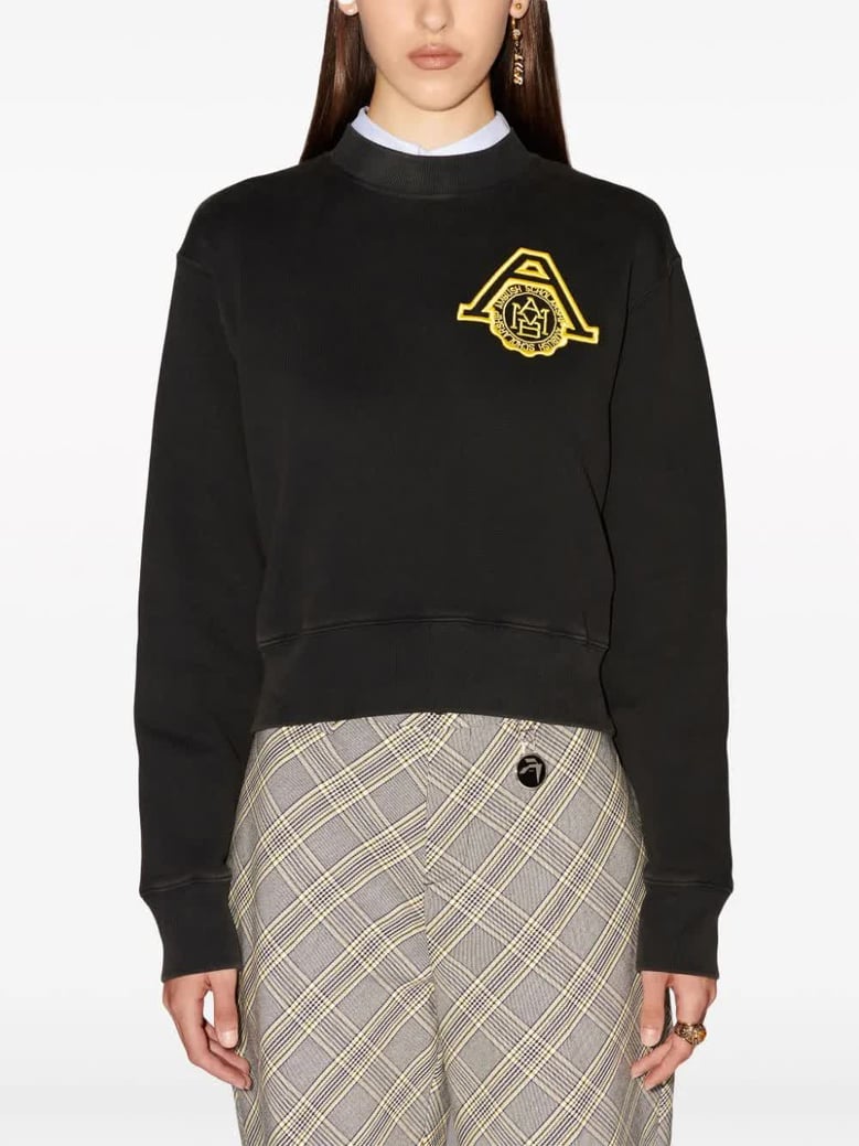 scholarship cropped sweater by Selfnex