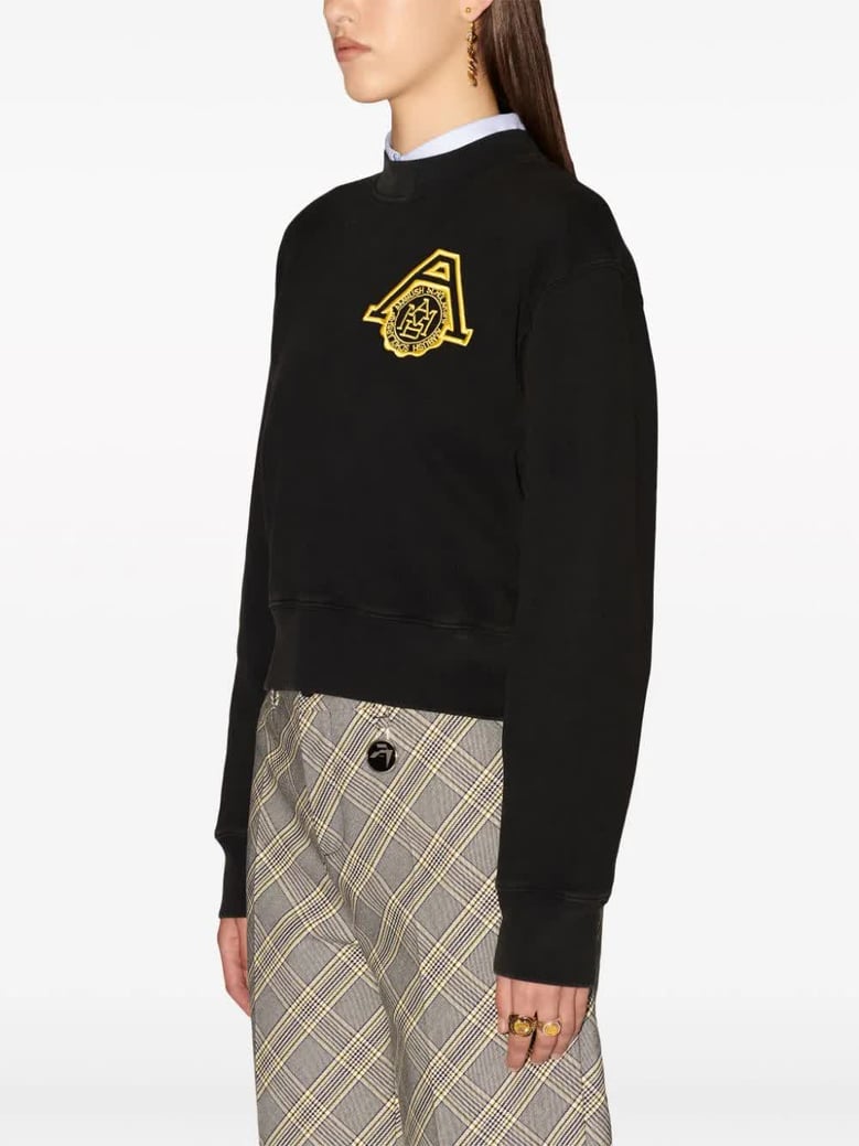 scholarship cropped sweater by Selfnex