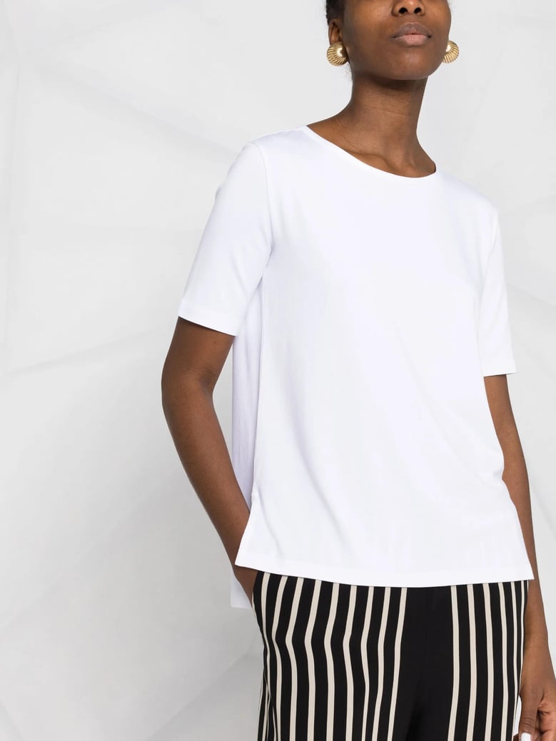 boat neck t-shirt by Selfnex