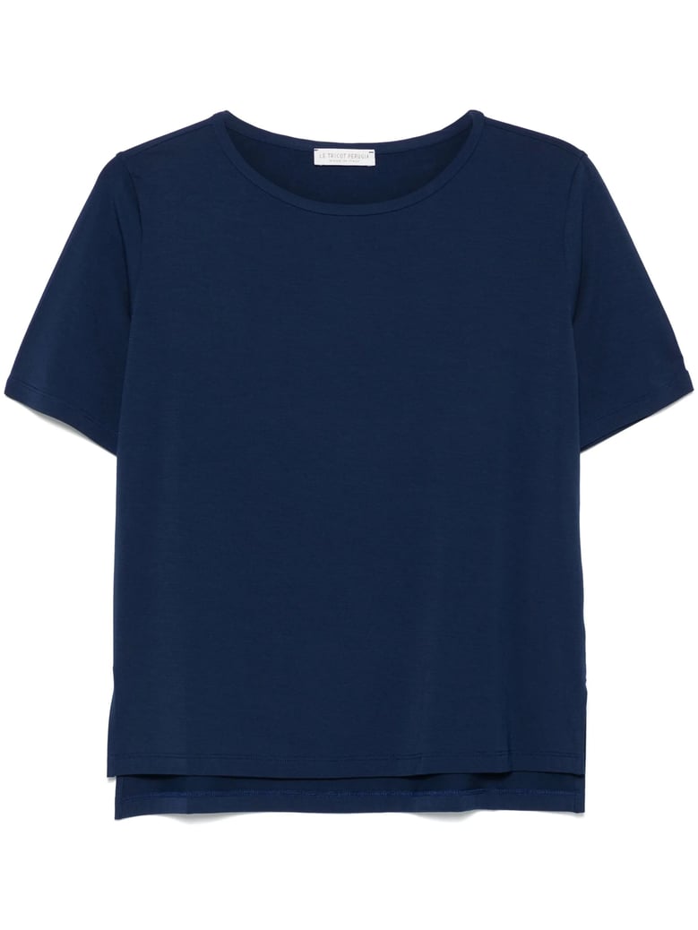 boat neck t-shirt by Selfnex