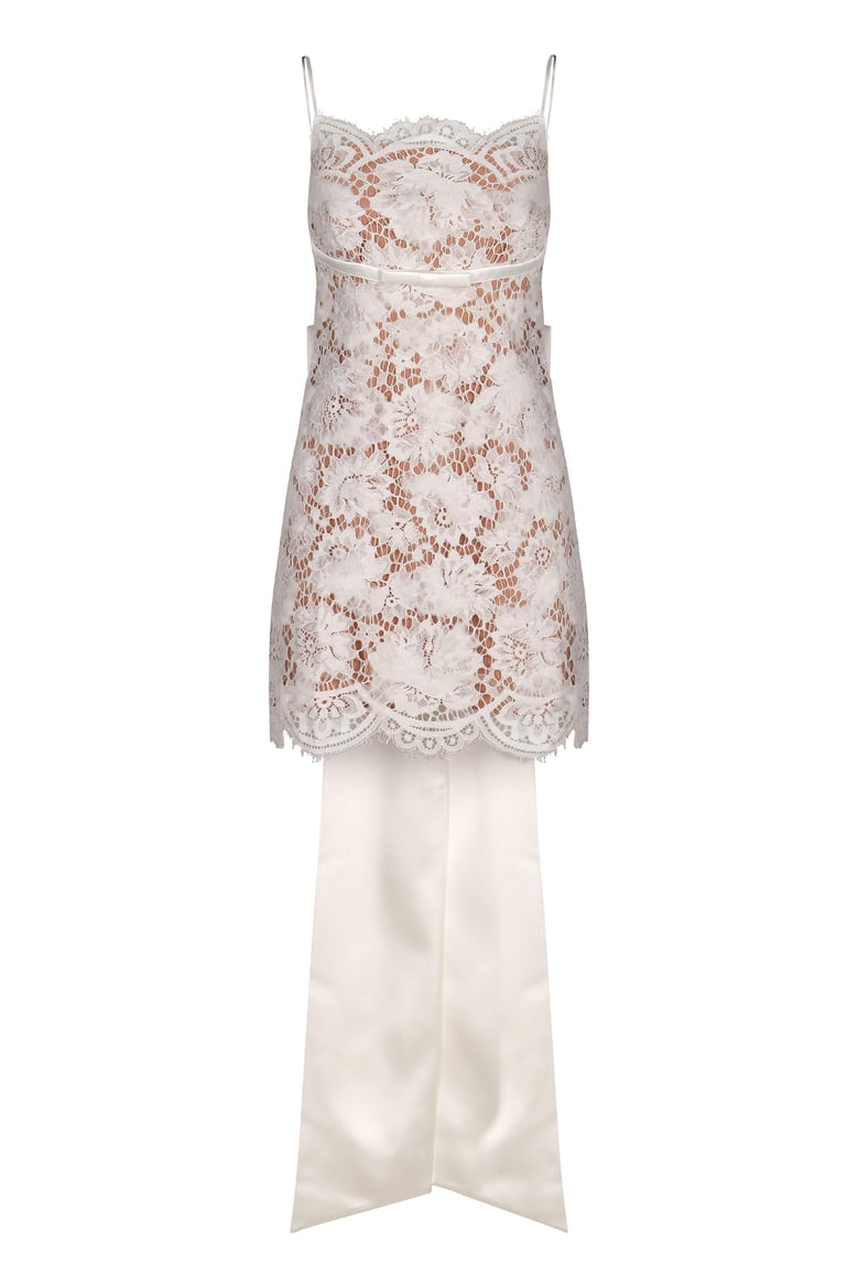 mini lace dress with bow by Selfnex