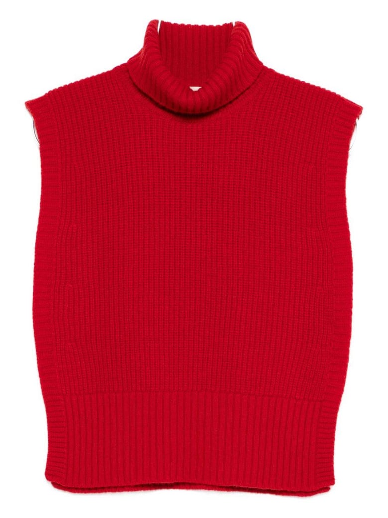 wool turtle-neck sweater by Selfnex