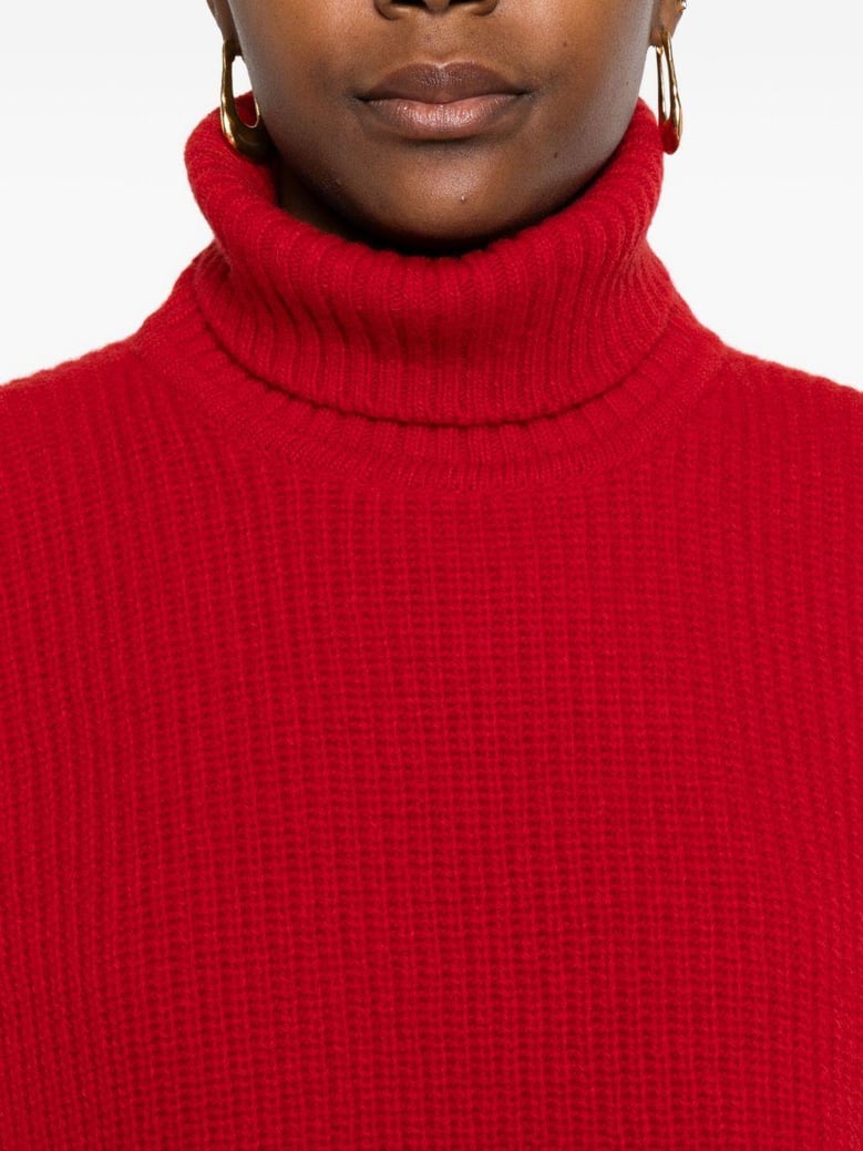 wool turtle-neck sweater by Selfnex