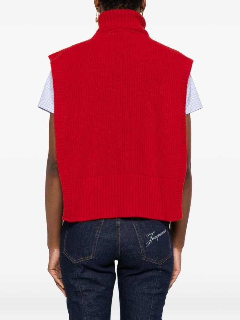 wool turtle-neck sweater by Selfnex