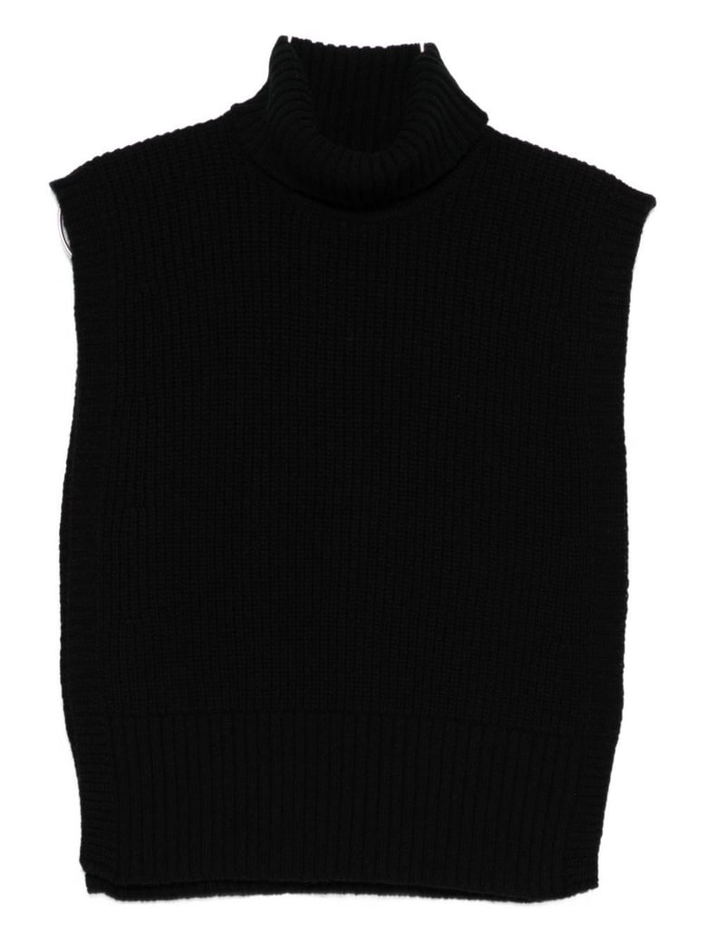 wool turtle-neck sweater by Selfnex