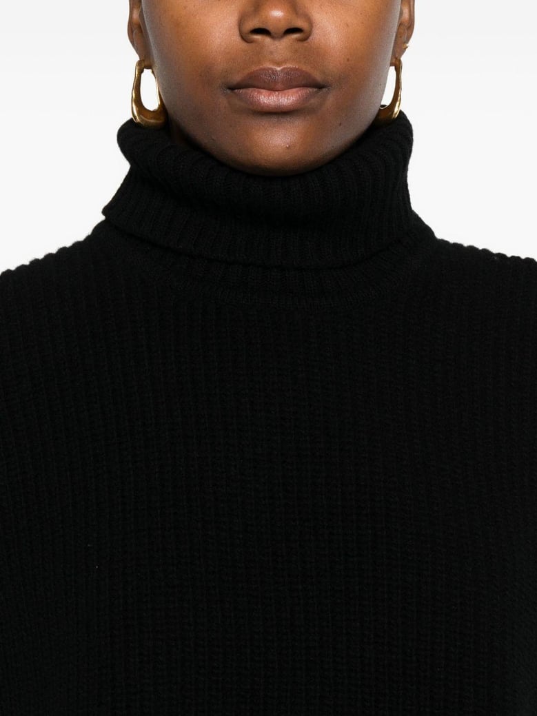 wool turtle-neck sweater by Selfnex