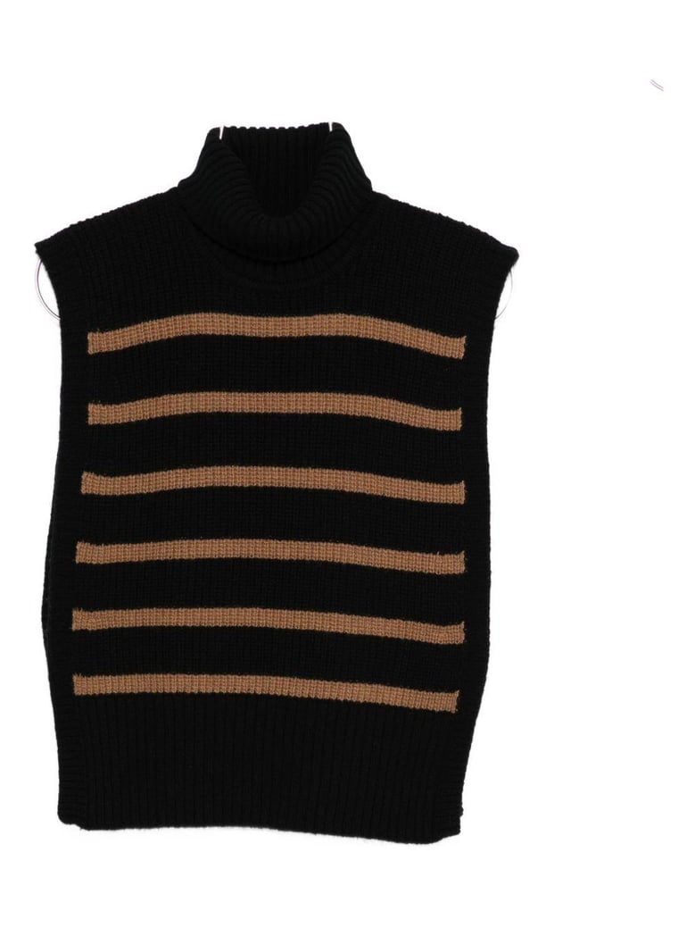 wool turtle-neck sweater by Selfnex
