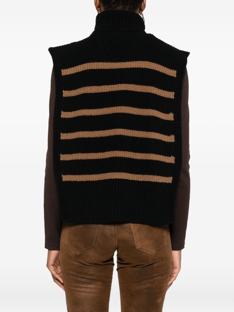 wool turtle-neck sweater by Selfnex