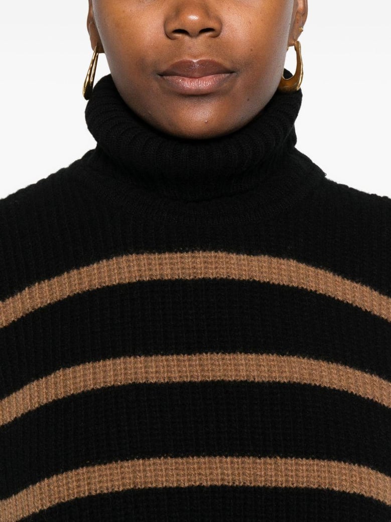 wool turtle-neck sweater by Selfnex