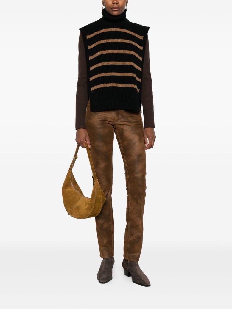 wool turtle-neck sweater by Selfnex