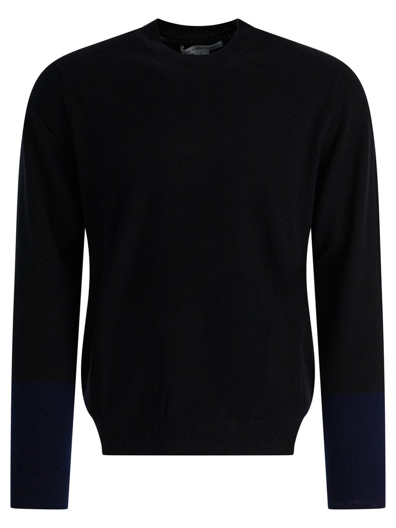 wool crew neck sweater by Selfnex