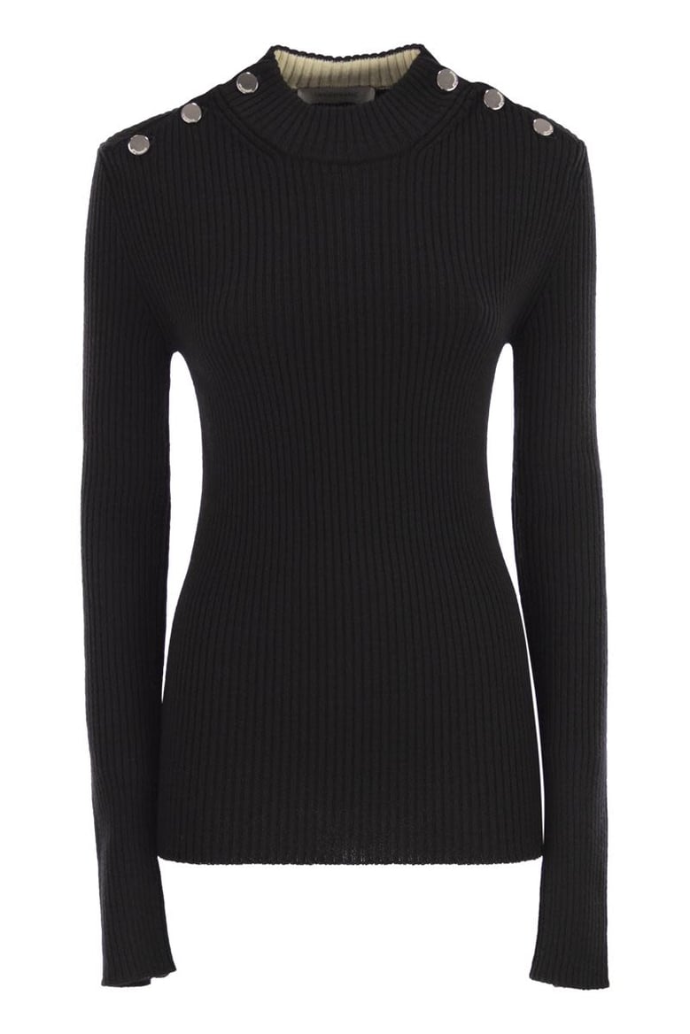 renania - fitted jumper with buttons by Selfnex