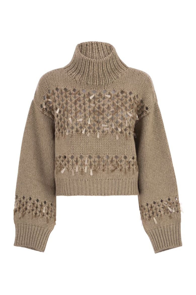 cashmere turtleneck jumper by Selfnex
