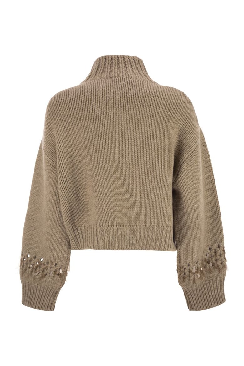cashmere turtleneck jumper by Selfnex