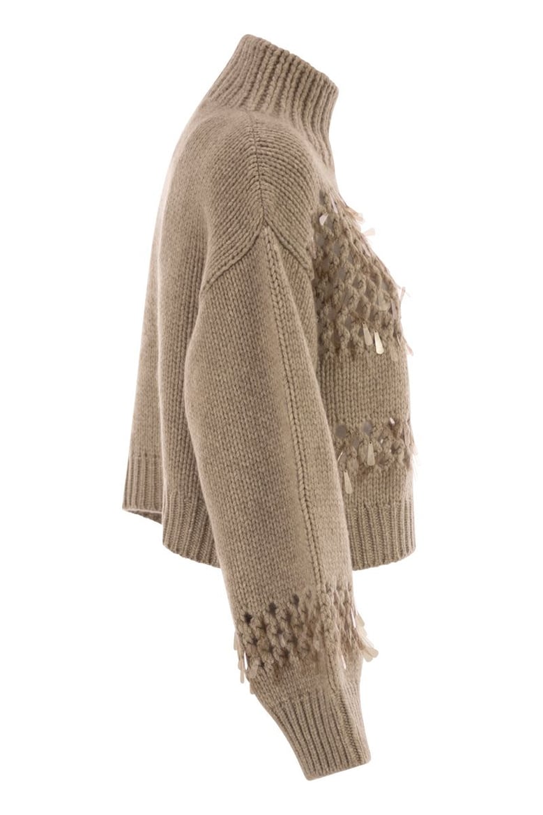 cashmere turtleneck jumper by Selfnex