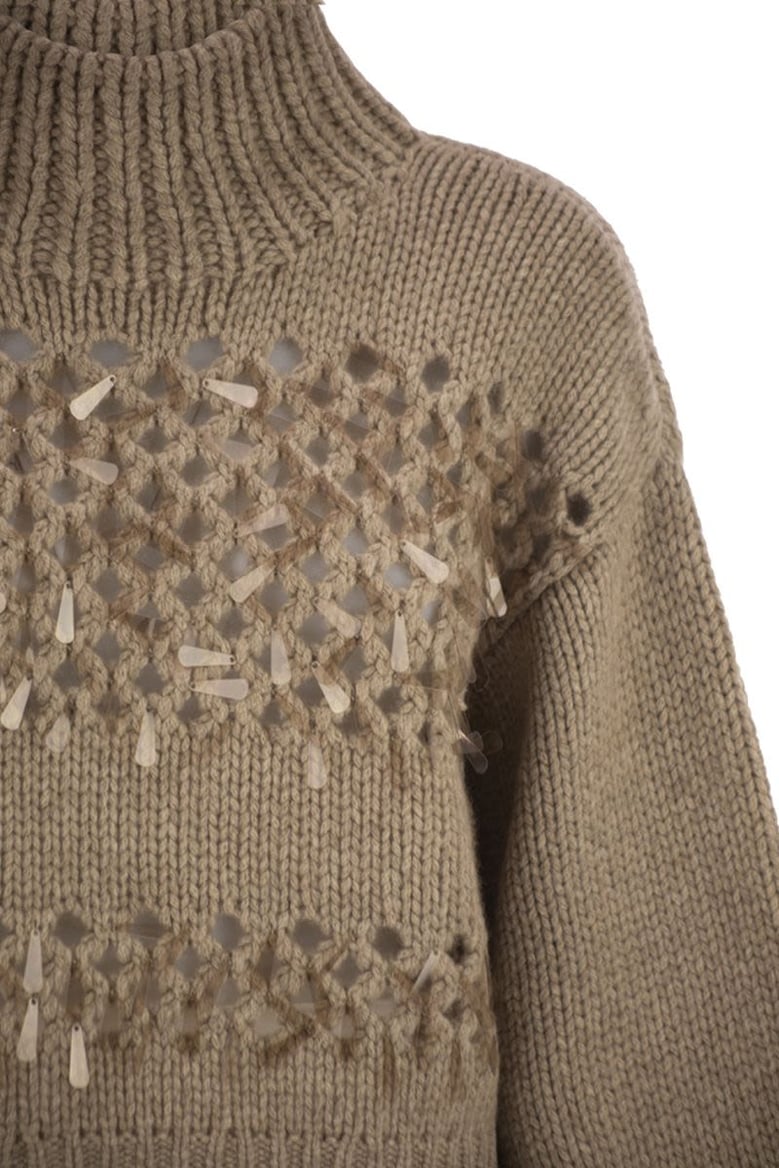 cashmere turtleneck jumper by Selfnex