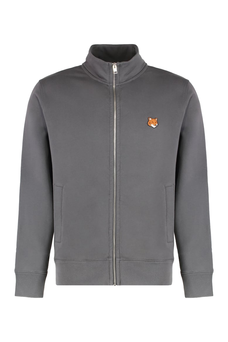 full-zip sweatshirt in cotton by Selfnex