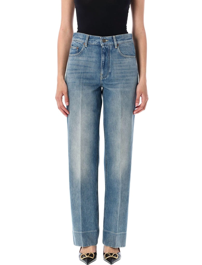 chez valentino denim pants by Selfnex