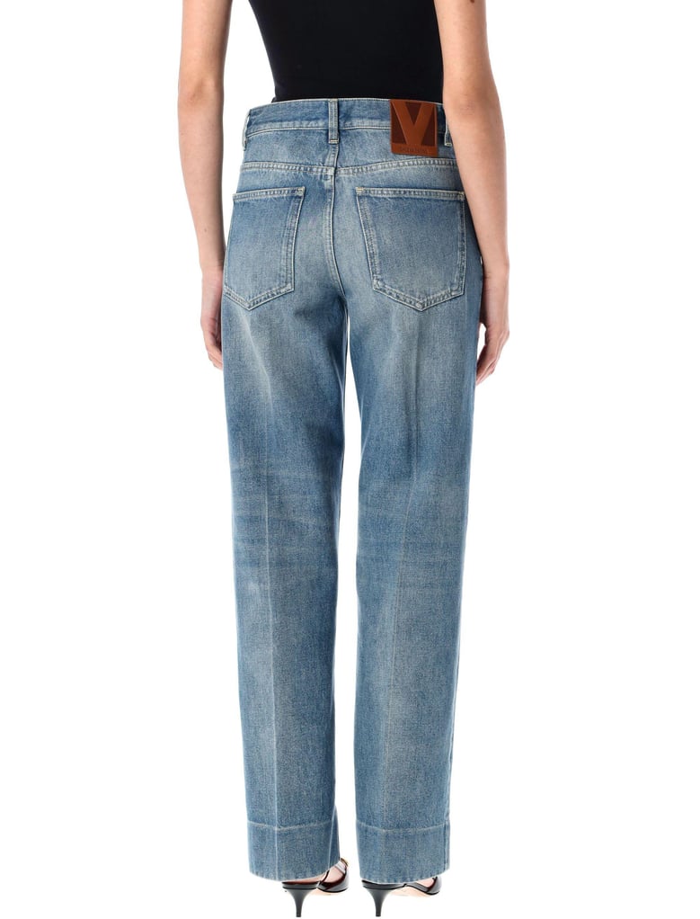 chez valentino denim pants by Selfnex