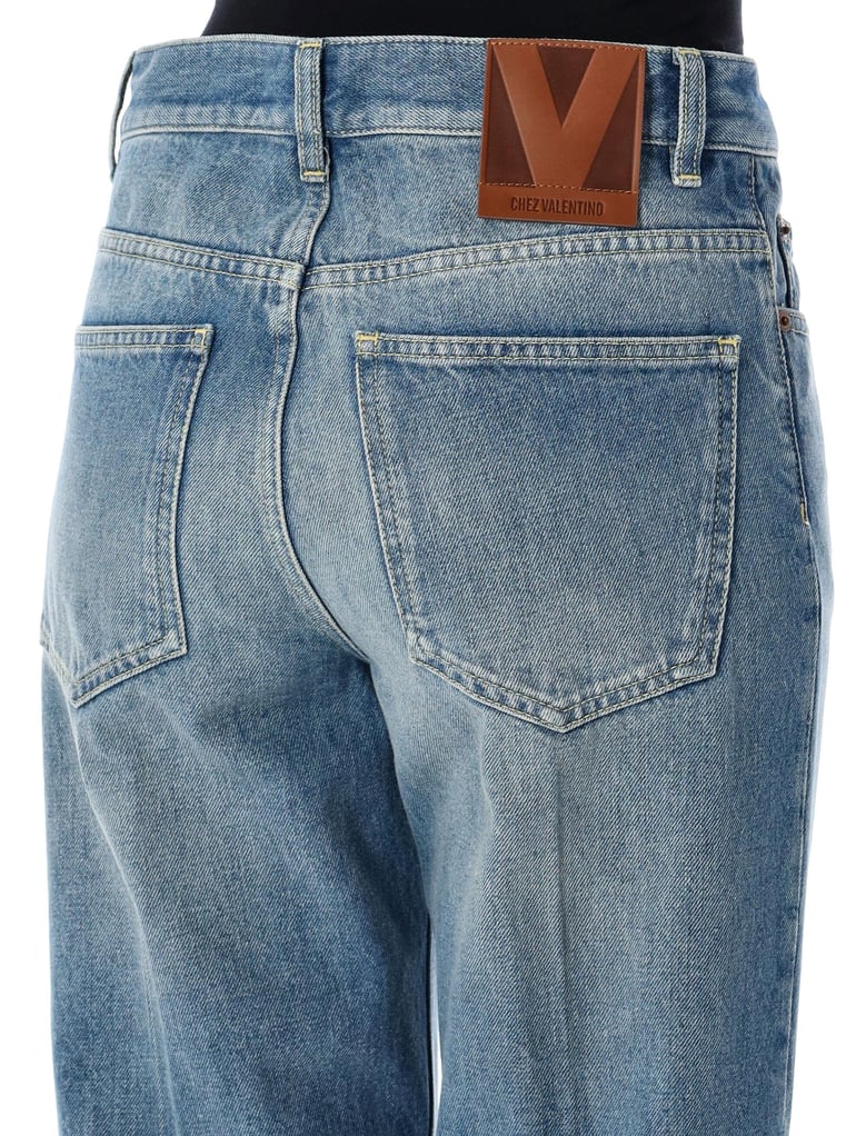 chez valentino denim pants by Selfnex