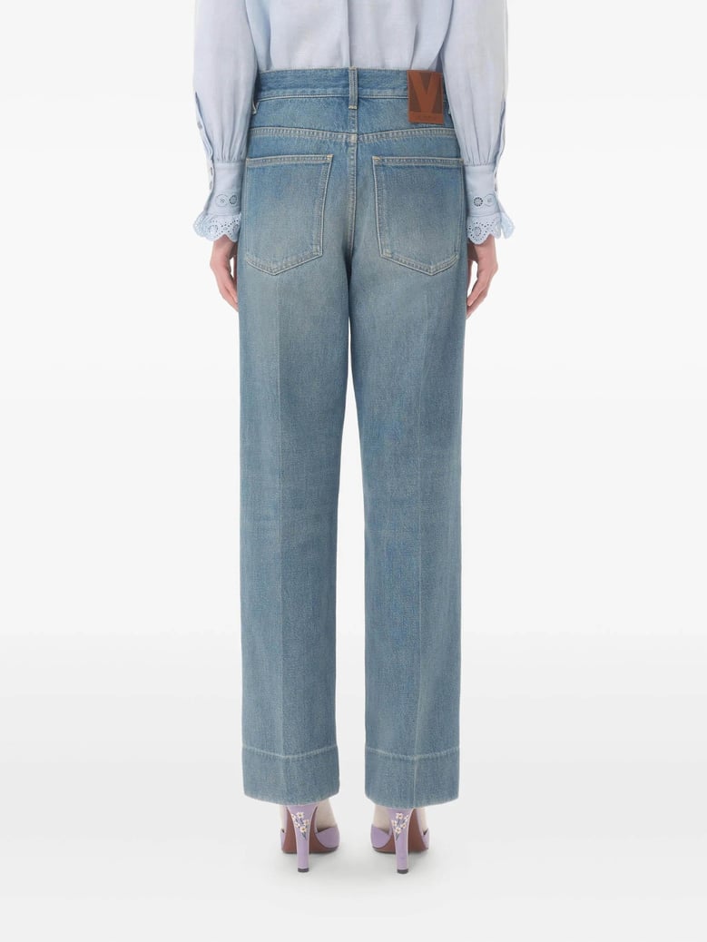 chez valentino denim pants by Selfnex