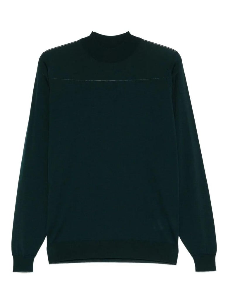 extra fine merino wool turtle neck sweater by Selfnex