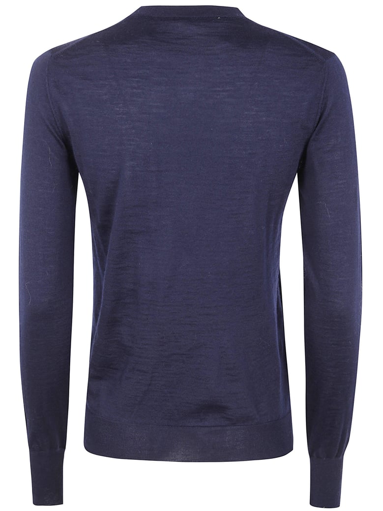 round neck ml sweater by Selfnex