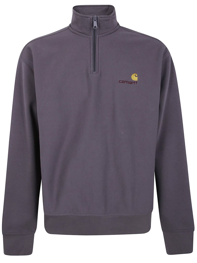 half zip american script sweat by Selfnex